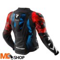 REBELHORN KURTKA SKÓRZANA INFERNO BLACK/BLUE/WH/RE REBELHORN KURTKA SKÓRZANA INFERNO BLACK/BLUE/WH/RE
