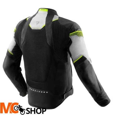 REBELHORN KURTKA TEKSTYLNA HIFLOW V BLAC/GR/FL YEL REBELHORN KURTKA TEKSTYLNA HIFLOW V BLAC/GR/FL YEL