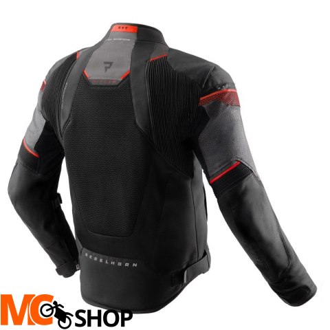 REBELHORN KURTKA TEKSTYLNA HIFLOW V BLACK/GREY/RED REBELHORN KURTKA TEKSTYLNA HIFLOW V BLACK/GREY/RED
