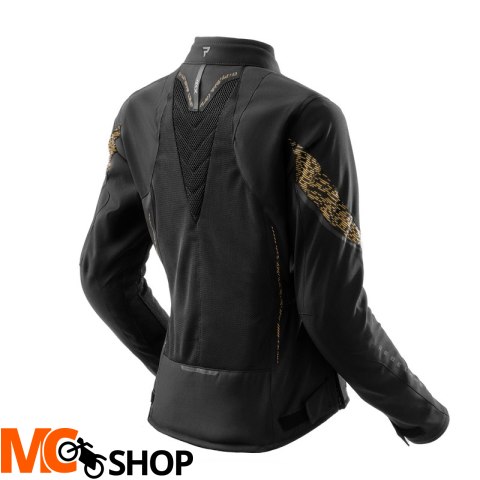REBELHORN KURTKA TEKSTYLNA JAX LADY BLACK/GOLD REBELHORN KURTKA TEKSTYLNA JAX LADY BLACK/GOLD