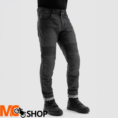 REBELHORN SPODNIE JEANS REVOLT MONOLAYER BLACK REBELHORN SPODNIE JEANS REVOLT MONOLAYER BLACK
