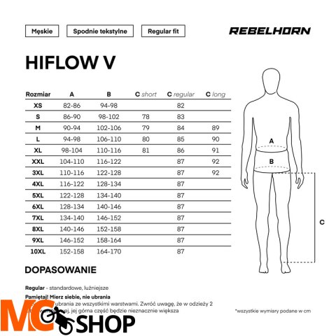 REBELHORN SPODNIE MOTO TEKSTYLNE HIFLOW V BLACK REBELHORN SPODNIE MOTO TEKSTYLNE HIFLOW V BLACK