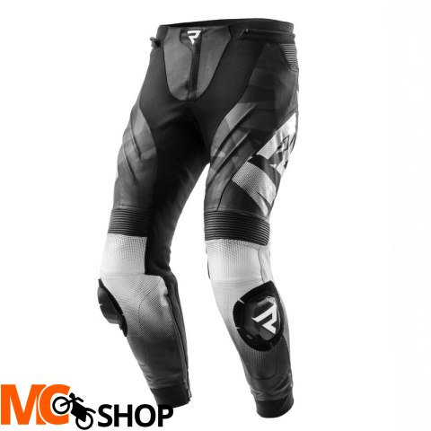 REBELHORN SPODNIE SKÓRZANE INFERNO BLACK/WHITE REBELHORN SPODNIE SKÓRZANE INFERNO BLACK/WHITE
