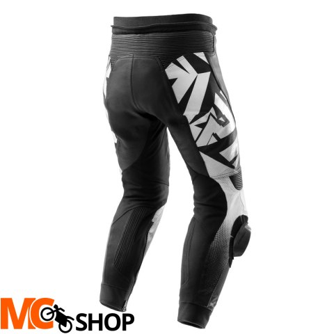 REBELHORN SPODNIE SKÓRZANE INFERNO BLACK/WHITE REBELHORN SPODNIE SKÓRZANE INFERNO BLACK/WHITE