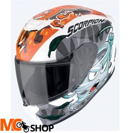 SCORPION KASK INT EXO-JUNIOR AIR THE4ELEM.WH-BL-OR