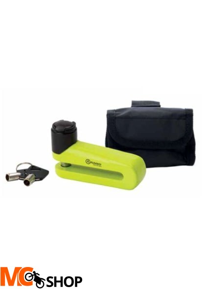 Blokada na tarczę AUVRAY BD22 - żółta, średnica bolca 10 mm