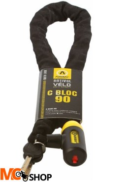 Łańcuch z zamkiem AUVRAY C-BLOC - długość 90 cm, średnica 6 mm